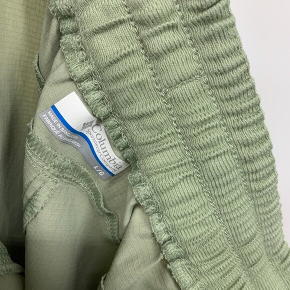 Columbia Shorts On The Go Green Pull On Drawstring Hiking - Picture 9 of 16